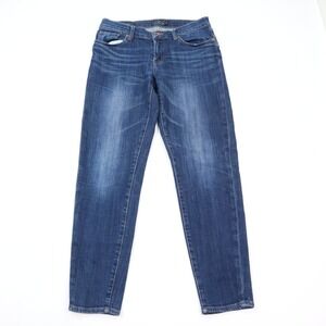 Lucky Brand Sienna Cigarette Jeans Women's 2 Blue Mid Rise Slim Tapered Ankle